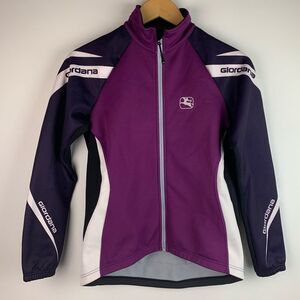 Giordana Women's Purple Thermal Full Zip Cycling Jacket No Size Tag
